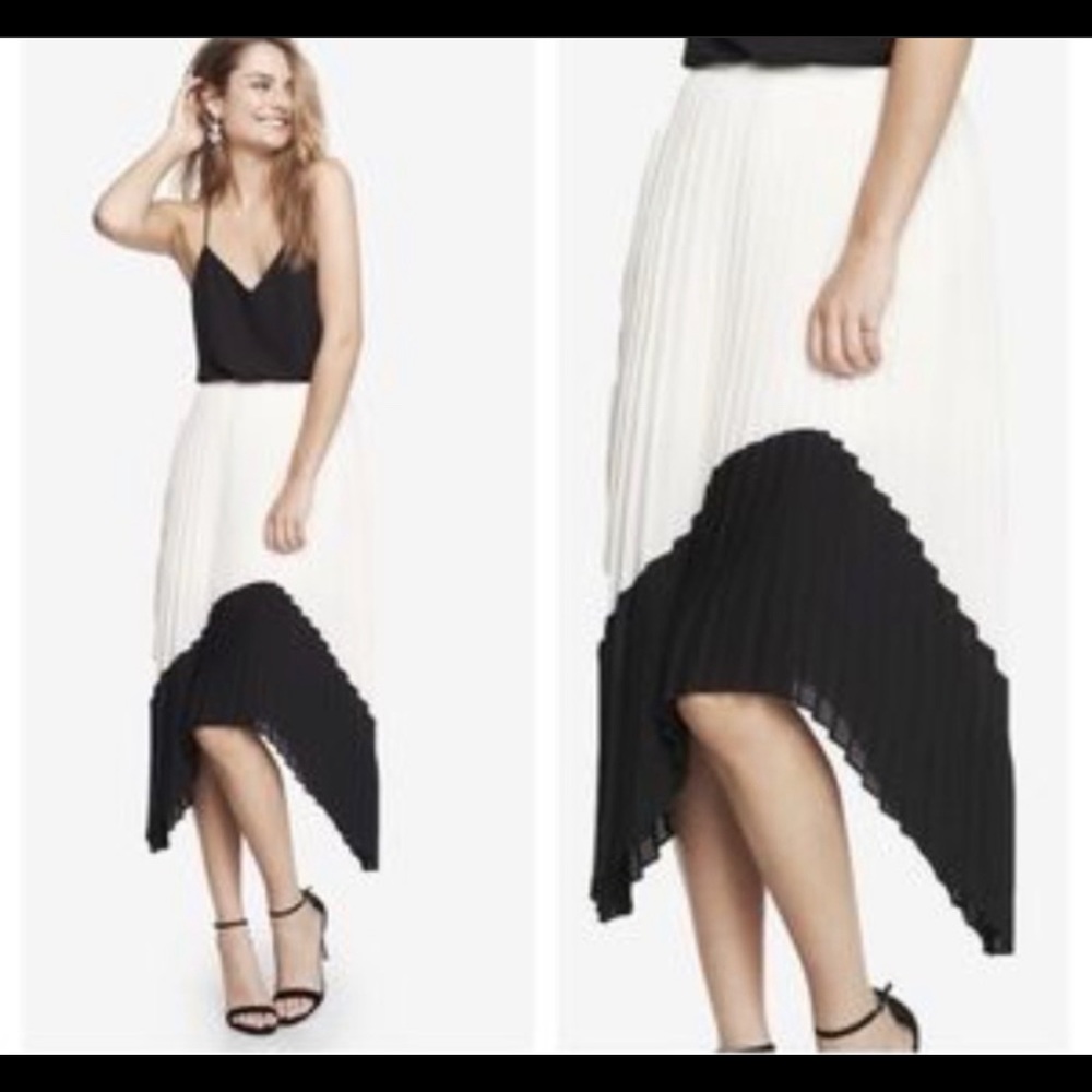 Express high low skirt